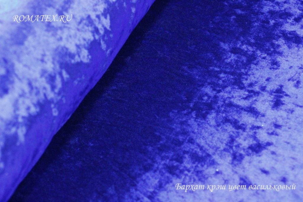 бархат стрейч васильковый бархат стрейч васильковый